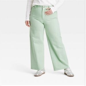 Universal Thread Women's High-Rise Sailor Wide Leg Ankle Jeans